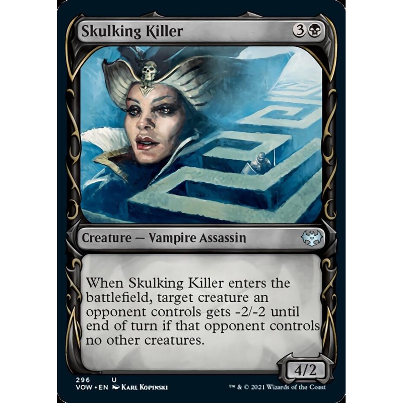 Skulking Killer (Showcase Fang Frame) [Innistrad: Crimson Vow]