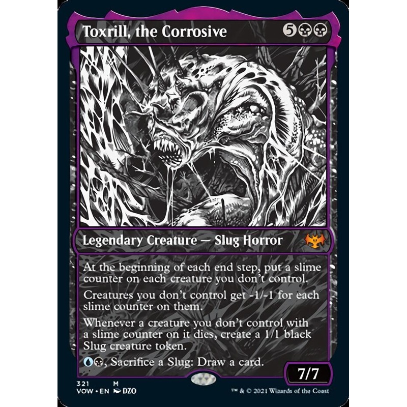 Toxrill, the Corrosive (Showcase Eternal Night) [Innistrad: Crimson Vow]