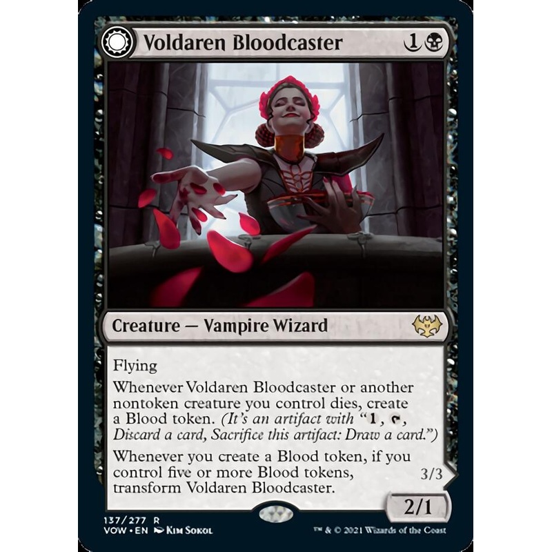 Voldaren Bloodcaster // Bloodbat Summoner [Innistrad: Crimson Vow]