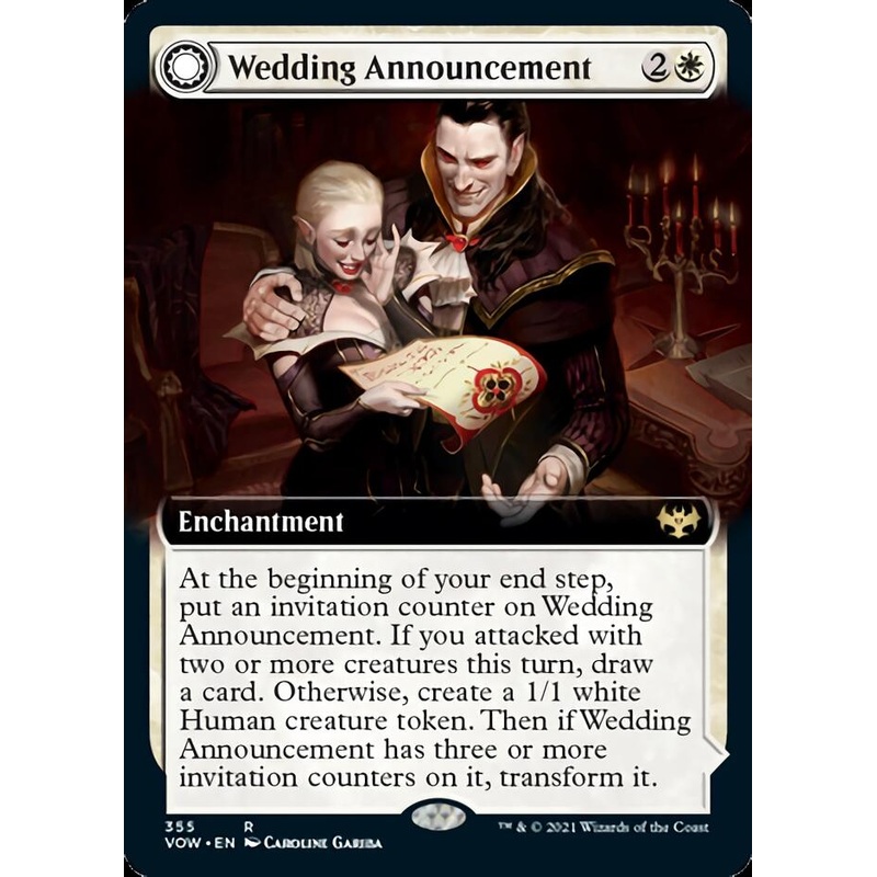 Wedding Announcement // Wedding Festivity (Extended Art) [Innistrad: Crimson Vow]