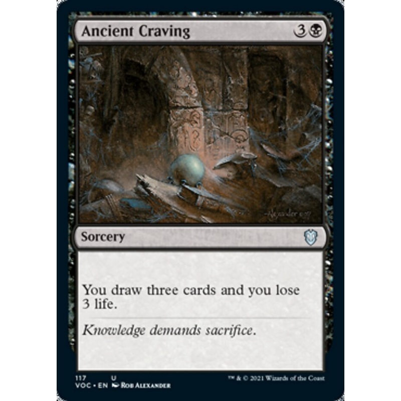 Ancient Craving [Innistrad: Crimson Vow Commander]