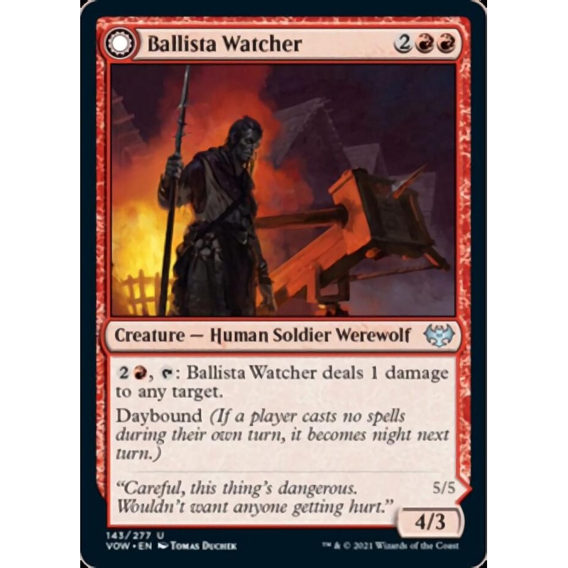 Ballista Watcher // Ballista Wielder [Innistrad: Crimson Vow]