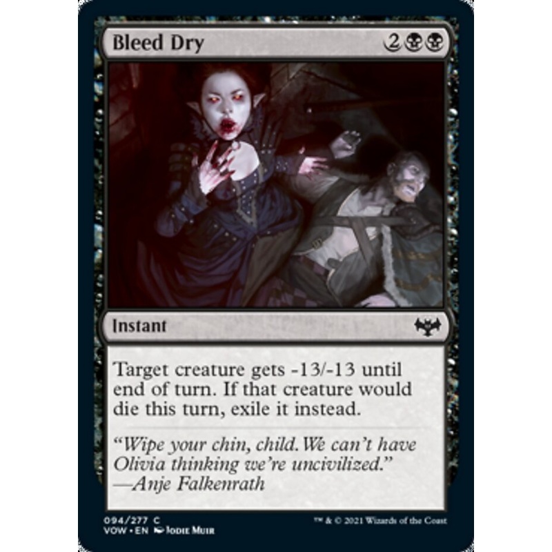 Bleed Dry [Innistrad: Crimson Vow]