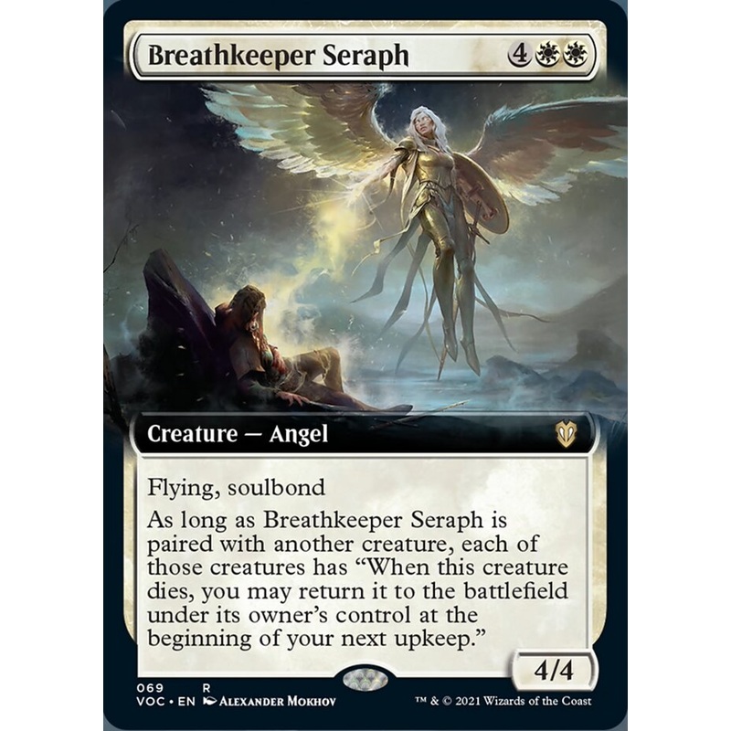 Breathkeeper Seraph (Extended Art) [Innistrad: Crimson Vow Commander]