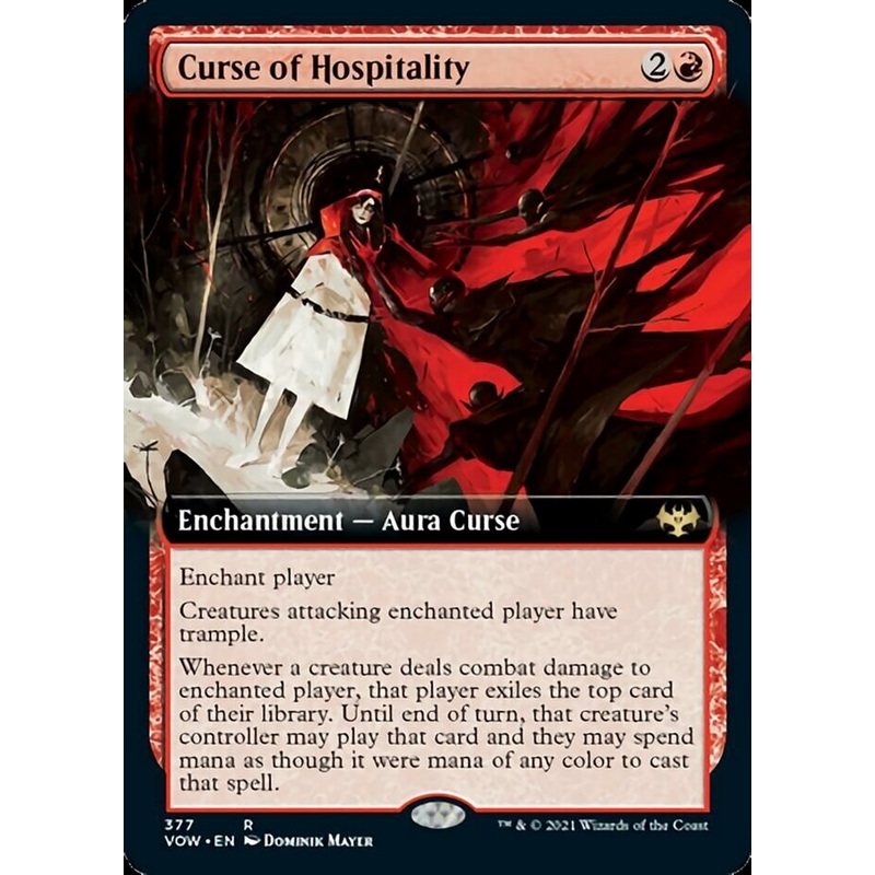 Curse of Hospitality (Extended Art) [Innistrad: Crimson Vow]