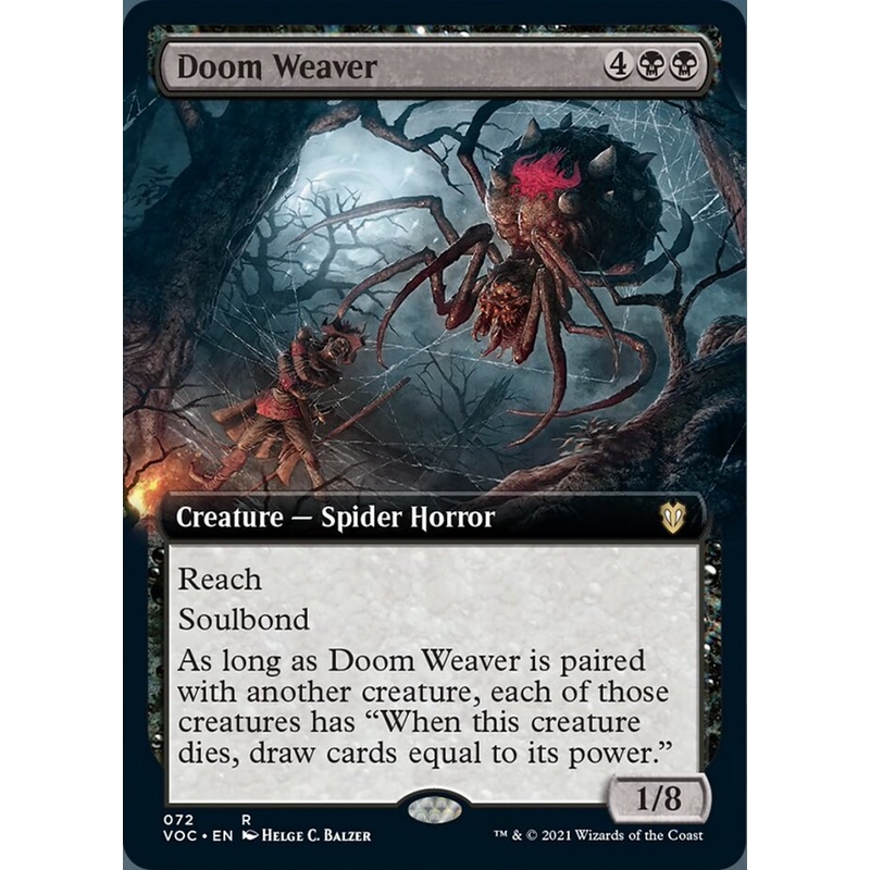 Doom Weaver (Extended Art) [Innistrad: Crimson Vow Commander]