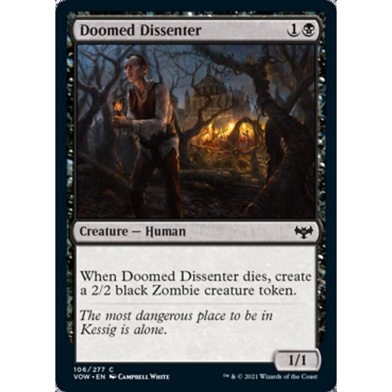 Doomed Dissenter [Innistrad: Crimson Vow]