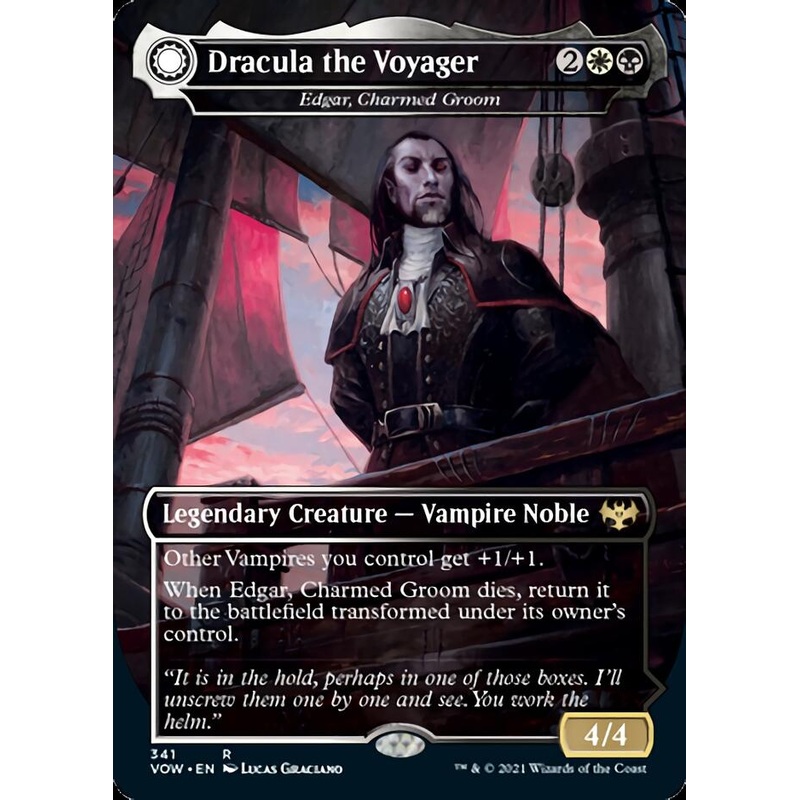 Edgar, Charmed Groom // Edgar Markov's Coffin - Dracula the Voyager // Casket of Native Earth [Innistrad: Crimson Vow]