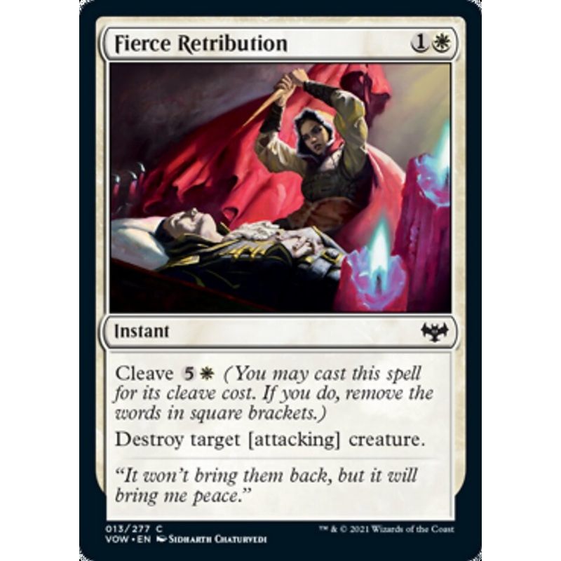 Fierce Retribution [Innistrad: Crimson Vow]