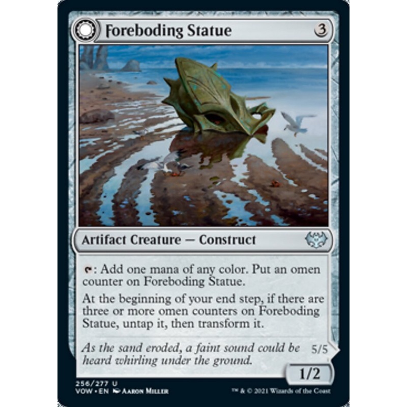 Foreboding Statue // Forsaken Thresher [Innistrad: Crimson Vow]