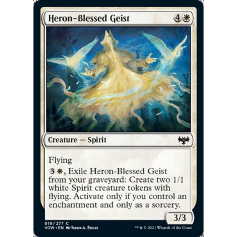 Heron-Blessed Geist [Innistrad: Crimson Vow]