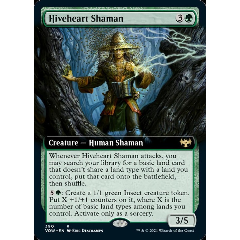 Hiveheart Shaman (Extended Art) [Innistrad: Crimson Vow]