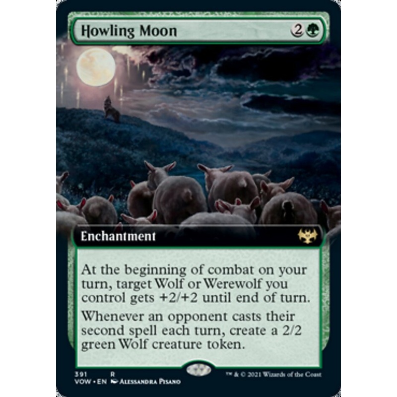 Howling Moon (Extended Art) [Innistrad: Crimson Vow]