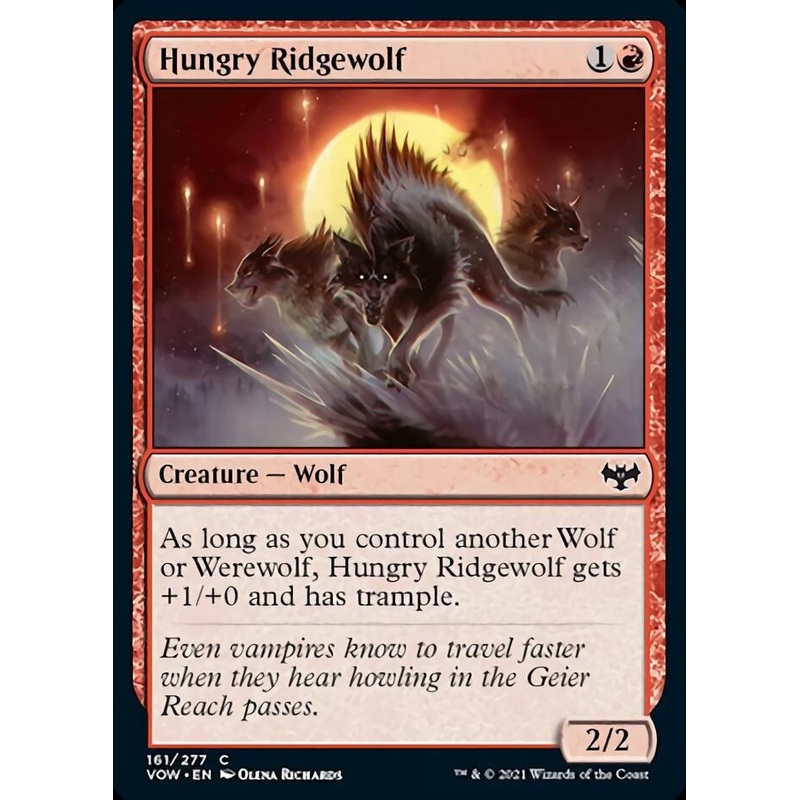 Hungry Ridgewolf [Innistrad: Crimson Vow]