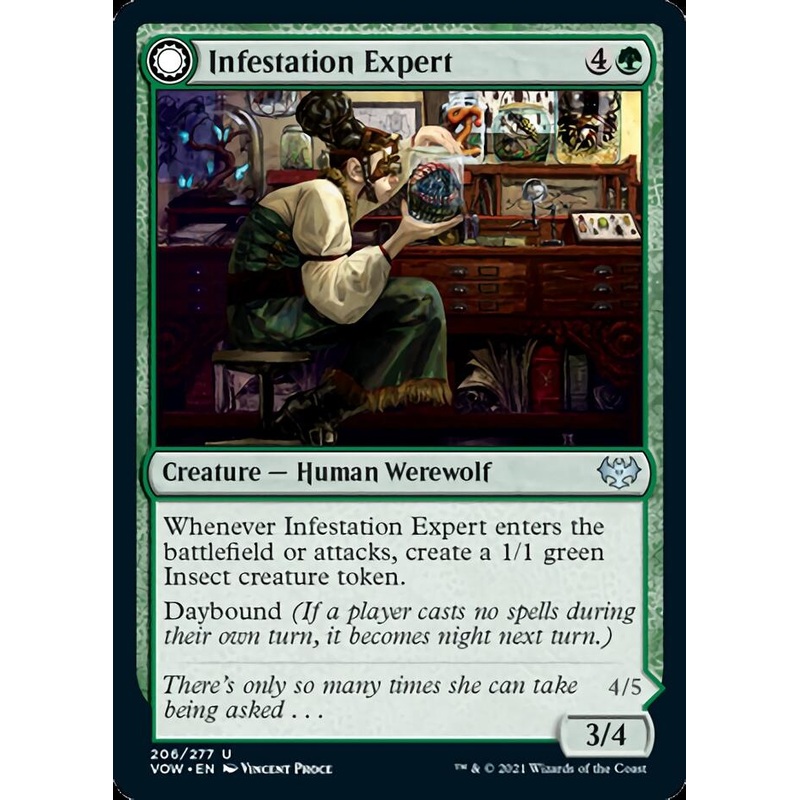 Infestation Expert // Infested Werewolf [Innistrad: Crimson Vow]