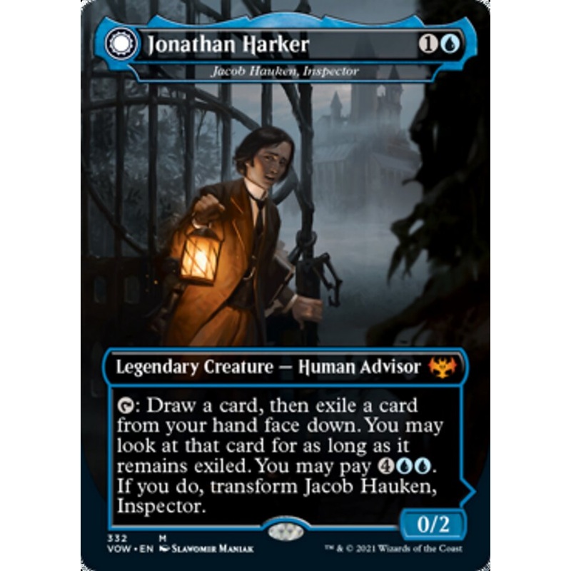 Jacob Hauken, Inspector // Hauken's Insight - Jonathan Harker // Harker's Obsessive Inquiry [Innistrad: Crimson Vow]