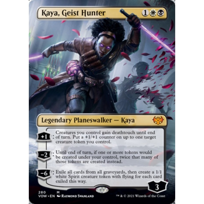 Kaya, Geist Hunter (Borderless) [Innistrad: Crimson Vow]