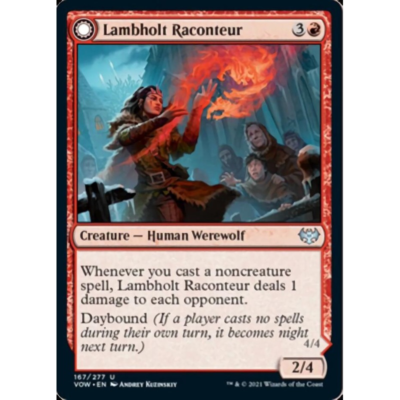Lambholt Raconteur // Lambholt Ravager [Innistrad: Crimson Vow]