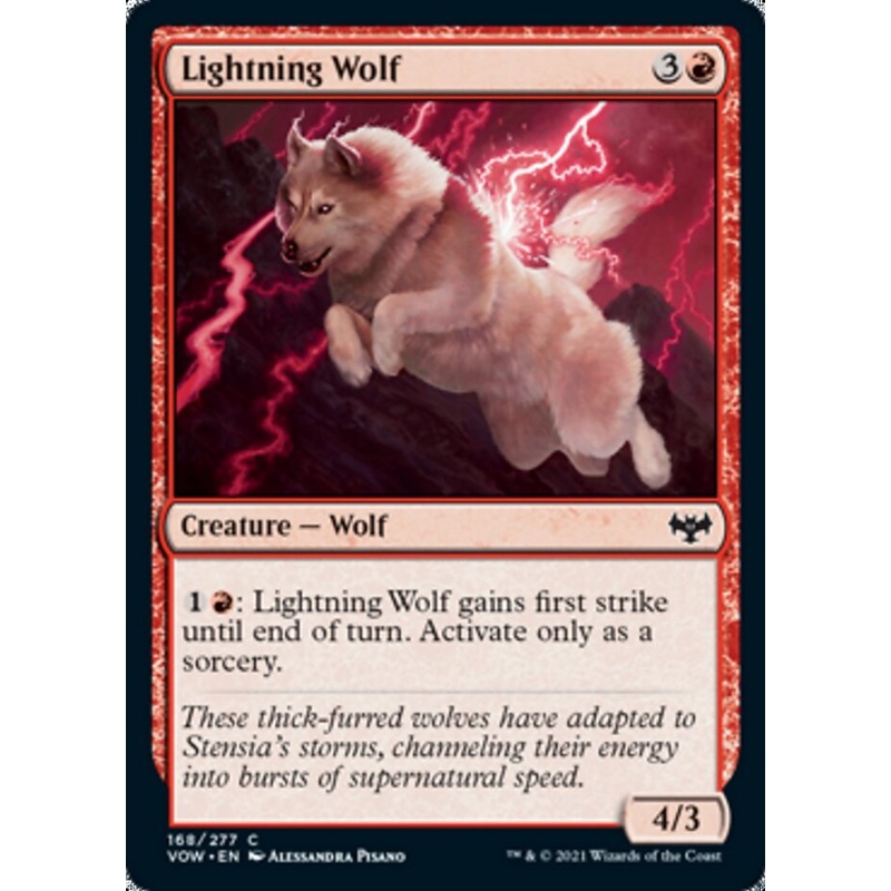Lightning Wolf [Innistrad: Crimson Vow]