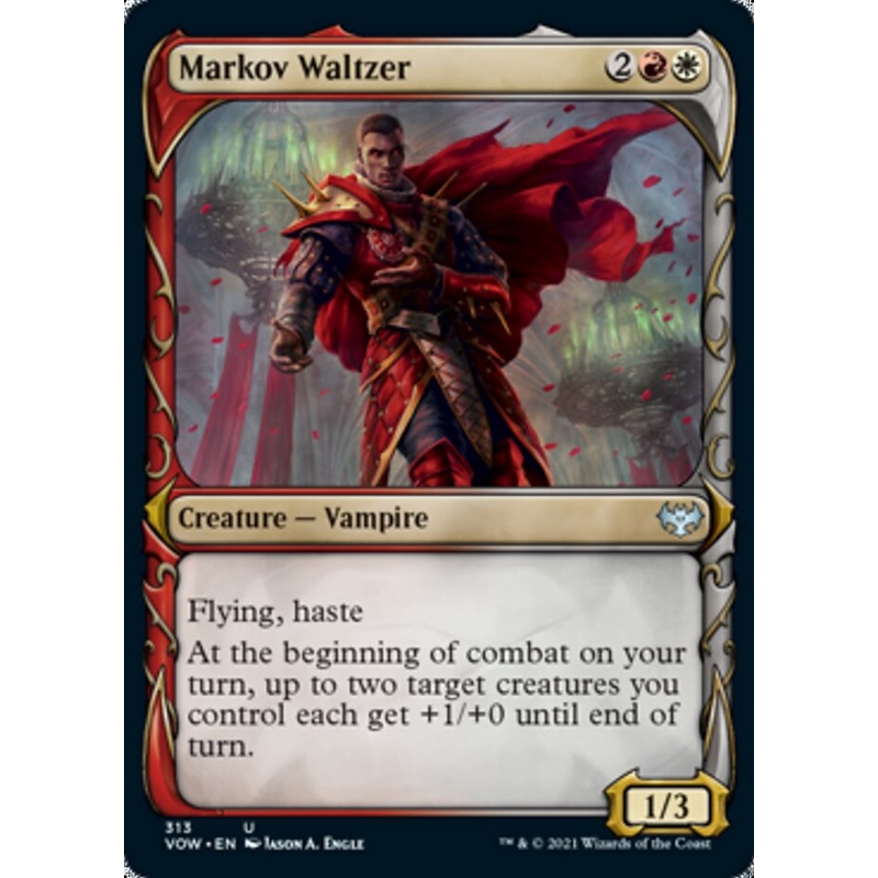 Markov Waltzer (Showcase Fang Frame) [Innistrad: Crimson Vow]