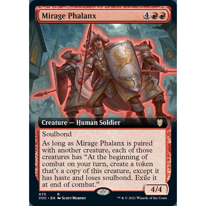Mirage Phalanx (Extended Art) [Innistrad: Crimson Vow Commander]