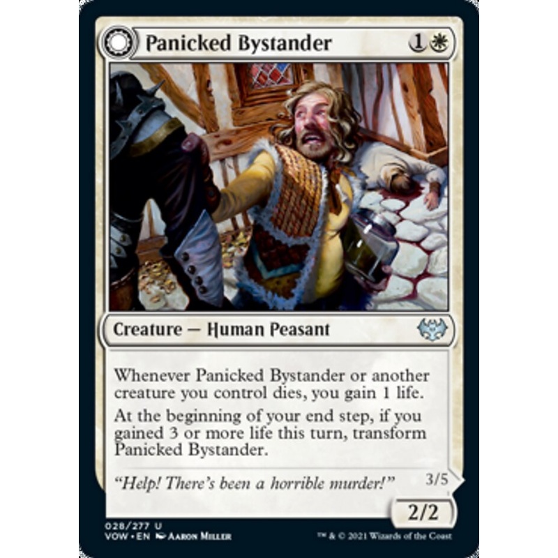 Panicked Bystander // Cackling Culprit [Innistrad: Crimson Vow]