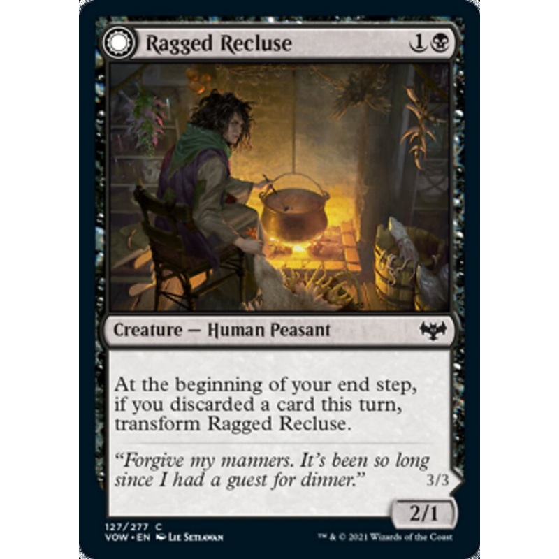 Ragged Recluse // Odious Witch [Innistrad: Crimson Vow]