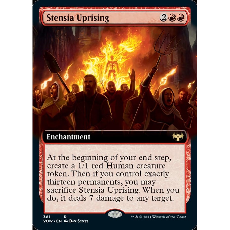 Stensia Uprising (Extended Art) [Innistrad: Crimson Vow]