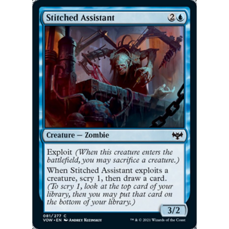 Stitched Assistant [Innistrad: Crimson Vow]