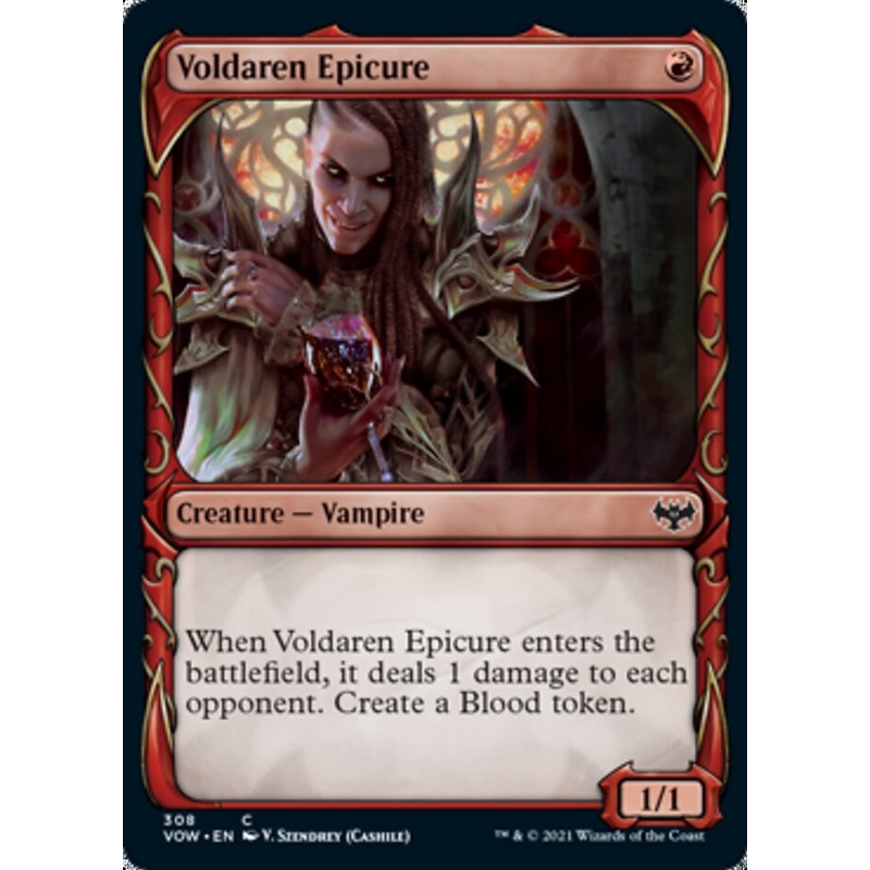 Voldaren Epicure (Showcase Fang Frame) [Innistrad: Crimson Vow]