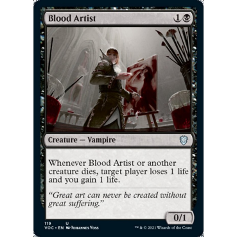 Blood Artist [Innistrad: Crimson Vow Commander]