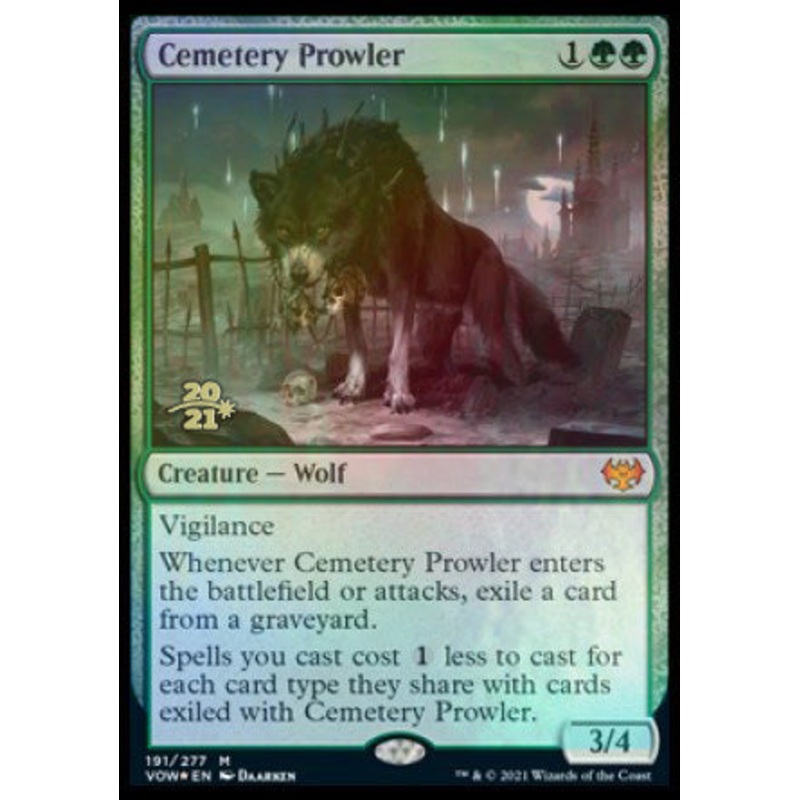 Cemetery Prowler [Innistrad: Crimson Vow Prerelease Promos]
