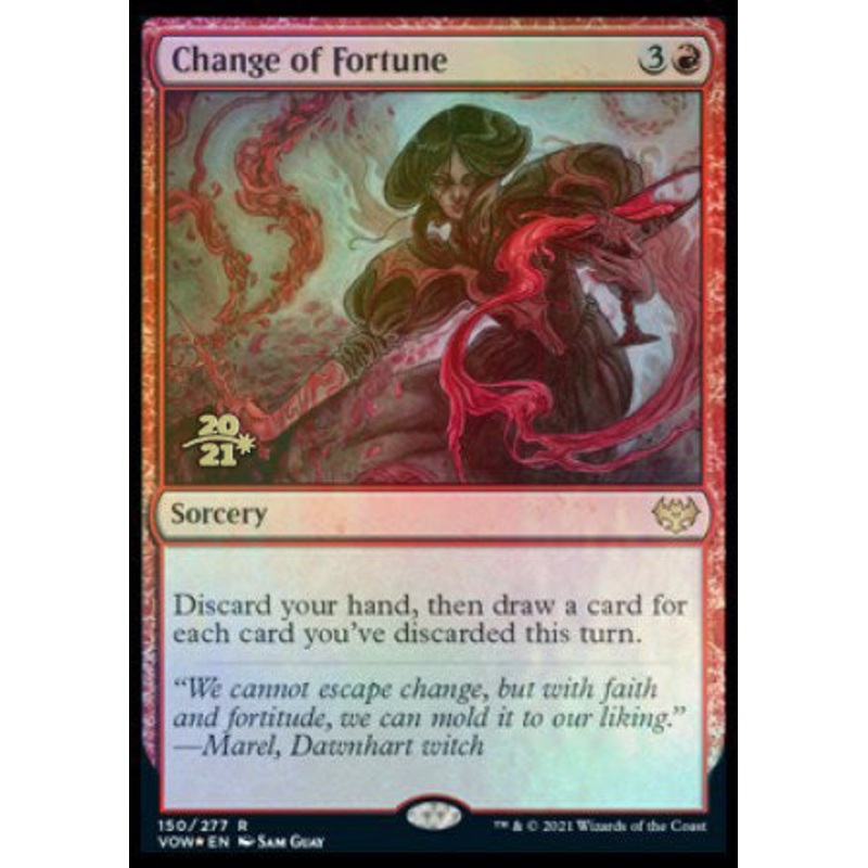 Change of Fortune [Innistrad: Crimson Vow Prerelease Promos]