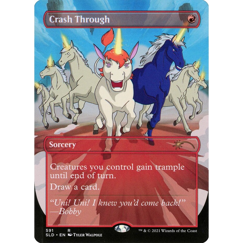 Crash Through (Borderless) [Secret Lair Drop Promos]