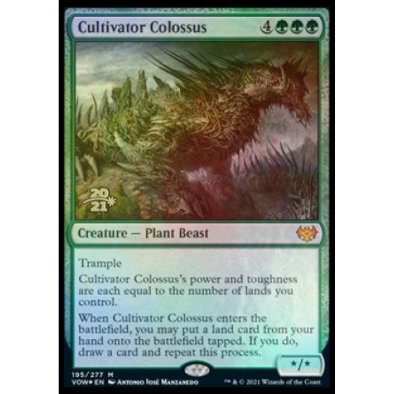 Cultivator Colossus [Innistrad: Crimson Vow Prerelease Promos]