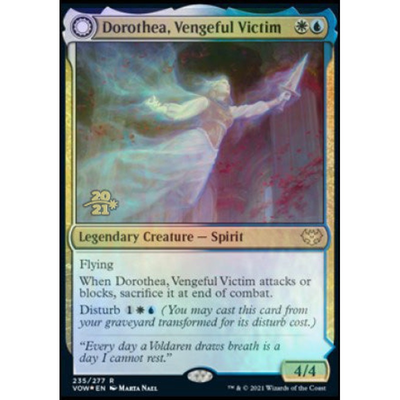 Dorothea, Vengeful Victim // Dorothea's Retribution [Innistrad: Crimson Vow Prerelease Promos]