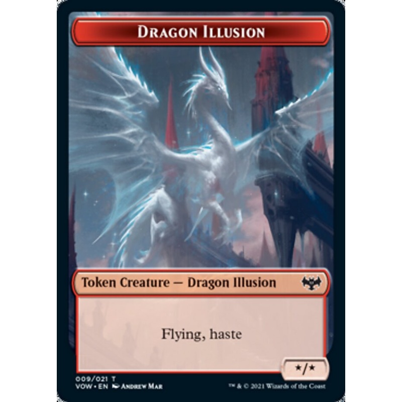 Dragon Illusion Token [Innistrad: Crimson Vow Tokens]