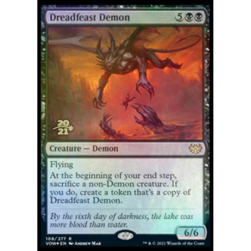 Dreadfeast Demon [Innistrad: Crimson Vow Prerelease Promos]