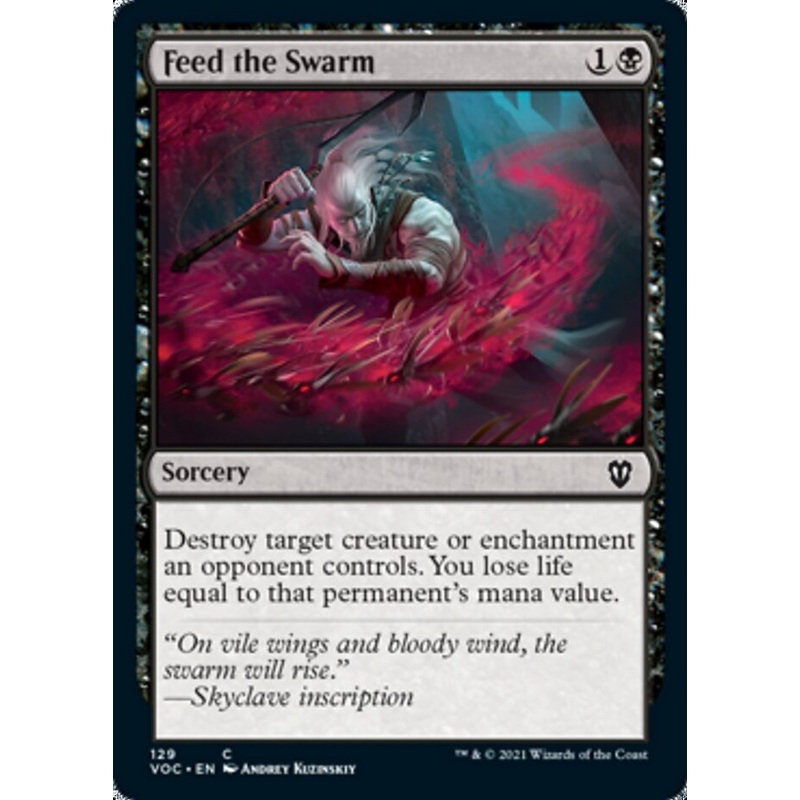 Feed the Swarm [Innistrad: Crimson Vow Commander]