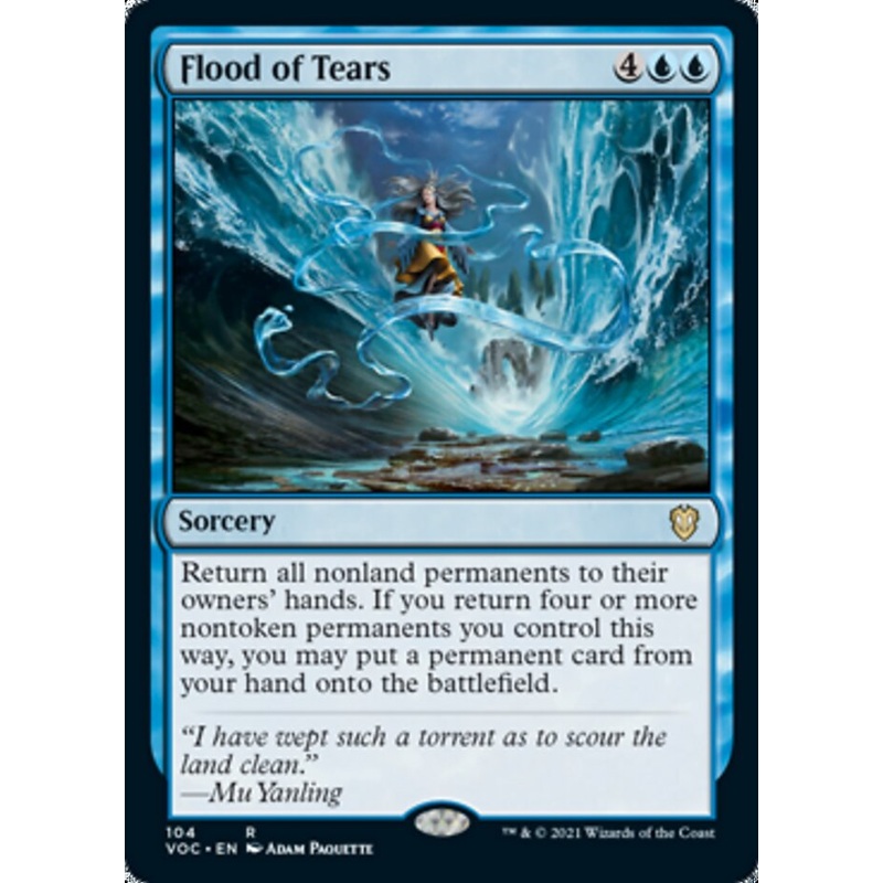 Flood of Tears [Innistrad: Crimson Vow Commander]
