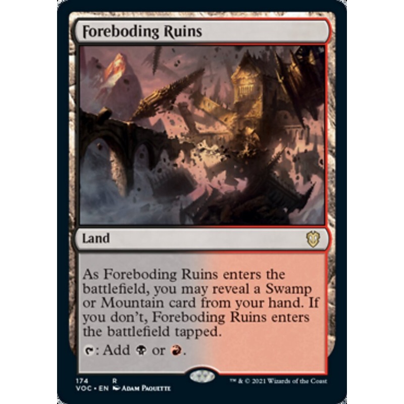 Foreboding Ruins [Innistrad: Crimson Vow Commander]