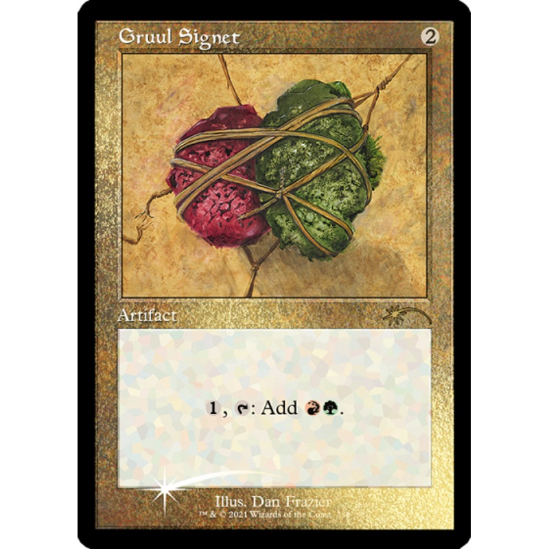 Gruul Signet (Retro) (Foil Etched) [Secret Lair Drop Series]