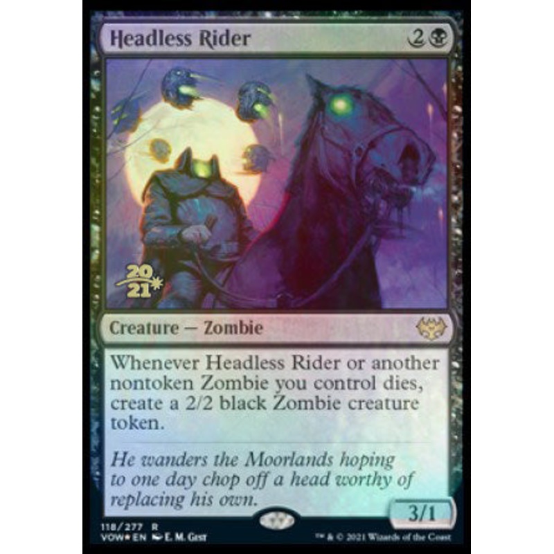 Headless Rider [Innistrad: Crimson Vow Prerelease Promos]