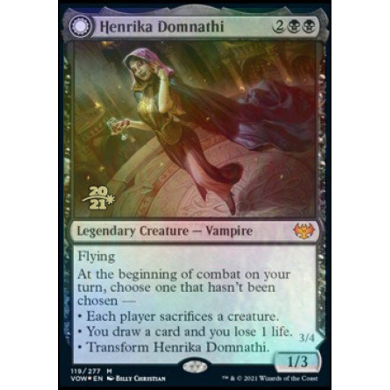 Henrika Domnathi // Henrika, Infernal Seer [Innistrad: Crimson Vow Prerelease Promos]