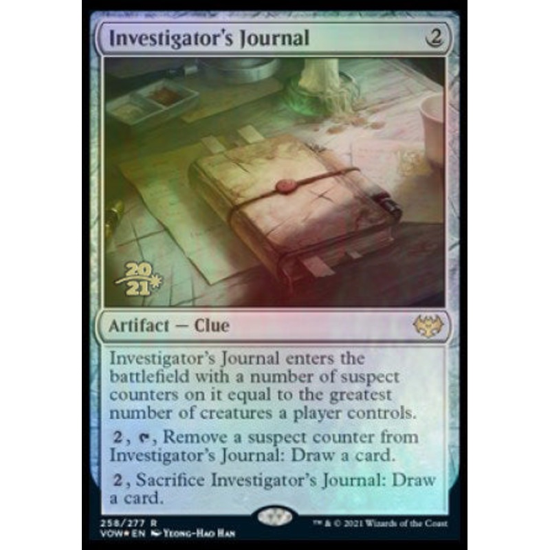 Investigator's Journal [Innistrad: Crimson Vow Prerelease Promos]