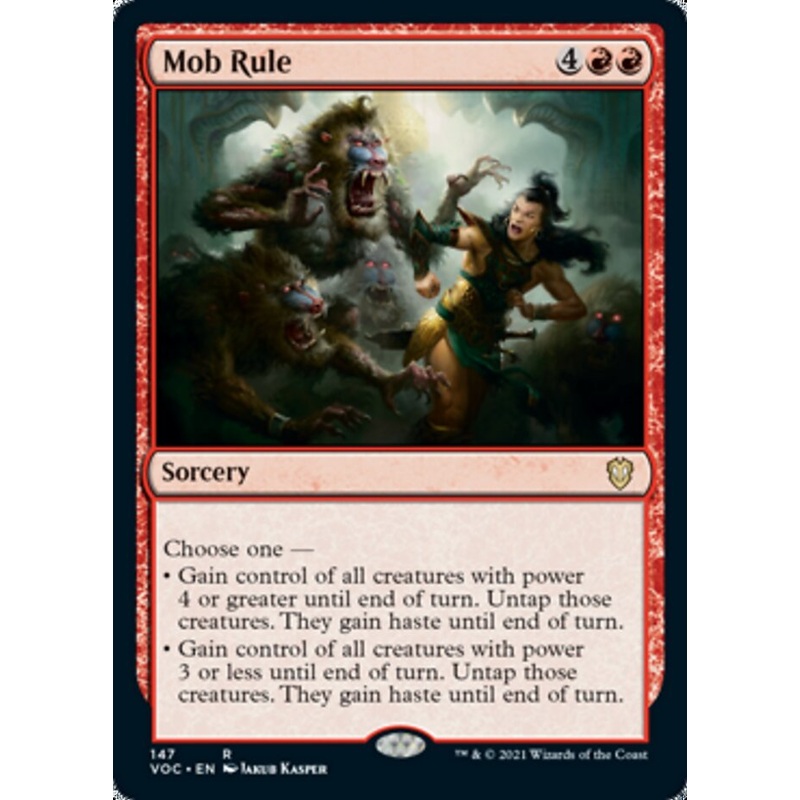 Mob Rule [Innistrad: Crimson Vow Commander]