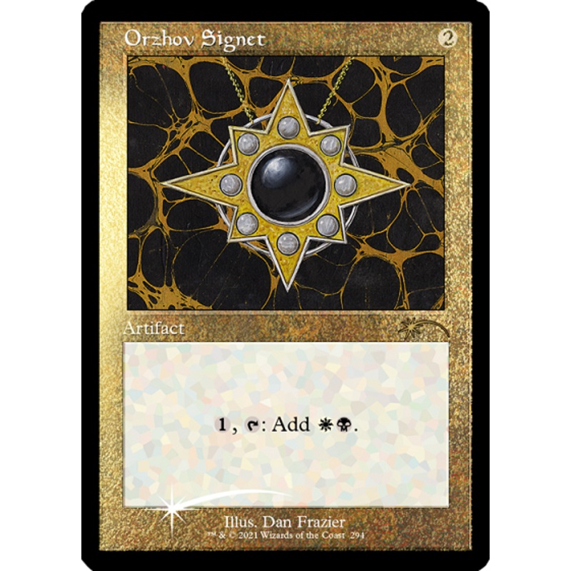 Orzhov Signet (Retro) (Foil Etched) [Secret Lair Drop Series]