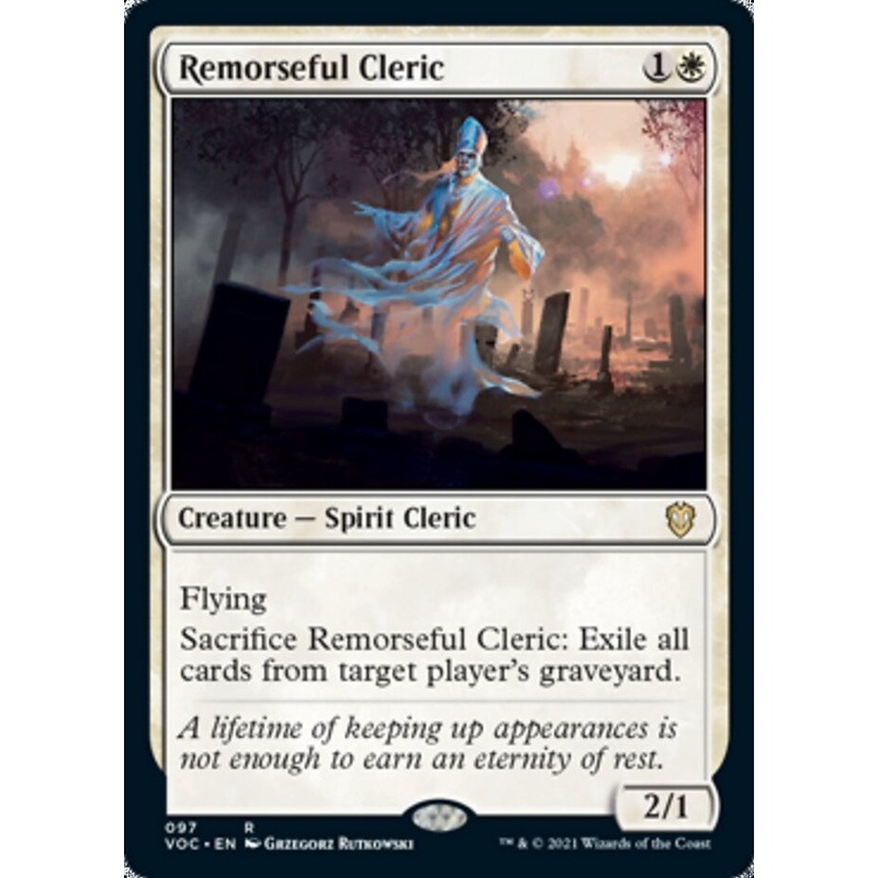 Remorseful Cleric [Innistrad: Crimson Vow Commander]