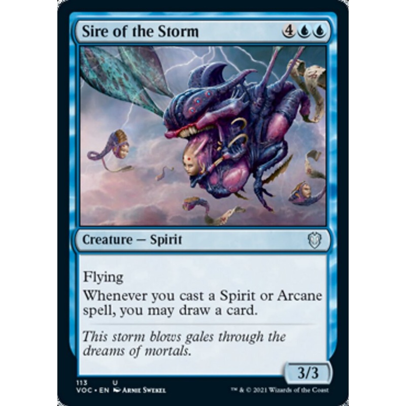 Sire of the Storm [Innistrad: Crimson Vow Commander]