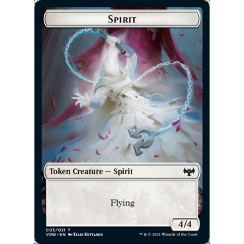 Spirit Token (003) [Innistrad: Crimson Vow Tokens]